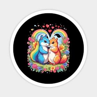Love Squirrels Magnet